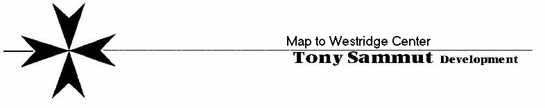 Map to Westridge Center